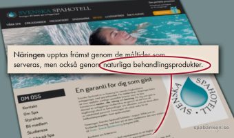 Svenska Spahotell Naturliga behandlingsprodukter